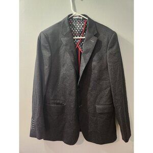 7 Downie St. Blazer Jacket Size 42R Grey Pre-Owned